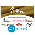 1-800-FLOWERS.COM<sup>®</sup> $25 Gift Card</u>